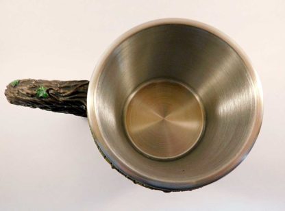 A top view showing the stainless steel inner which can be removed for easy washing