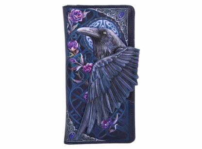 The front image is gorgeously intricate - a black raven stretches over half with purple roses climbing up the second half, a celtic design provides the backdrop